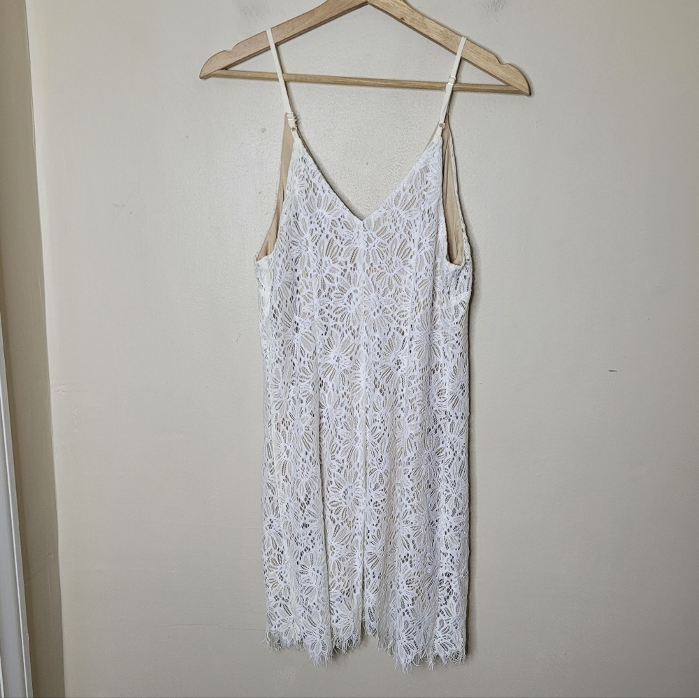 Speechless White Lace Mini Dress Size Medium NWT - Picture 4 of 8